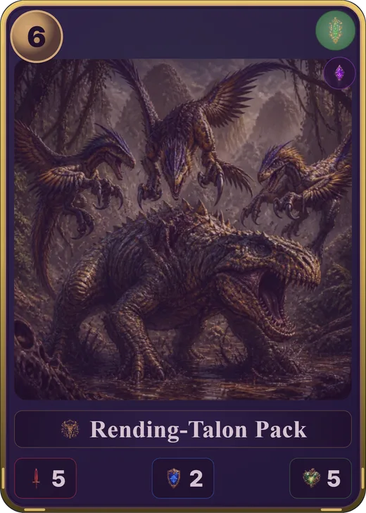Rending-Talon Pack, an Earth card